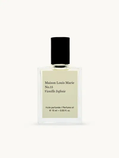 Maison Louis Marie No.15 Vanille Infinie Perfume Oil 15ml In Transparent