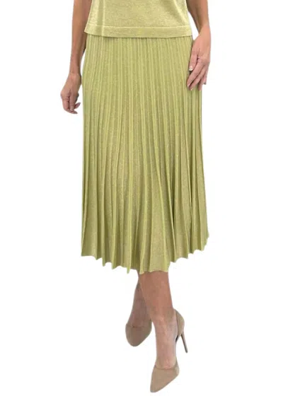 Maison Lurex Women's Gala Lurex Skirt In Lime In Green