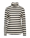 Maison Lydia Woman T-shirt Black Size 2 Cotton, Viscose