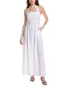 Maison Maar Halter Maxi Dress In White