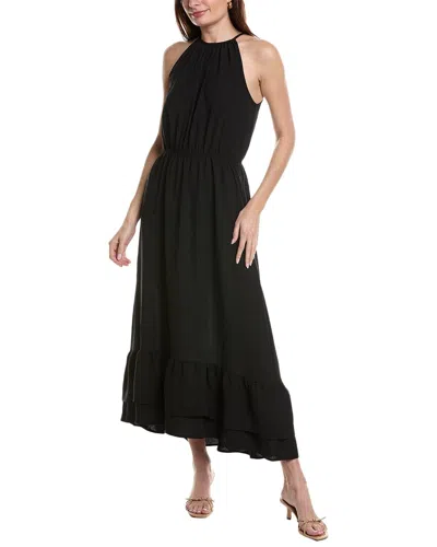 Maison Maar Halter Maxi Dress In Black