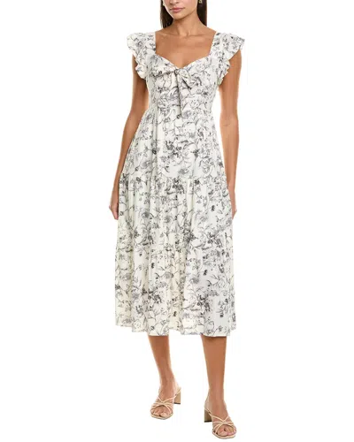 Maison Maar Linen-blend Maxi Dress
