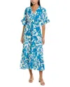 Maison Maar Maxi Dress In Blue