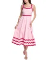 Maison Maar Midi Dress In Pink