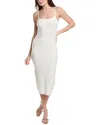 Maison Maar Midi Dress In White