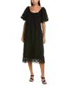 Maison Maar Midi Dress In Black