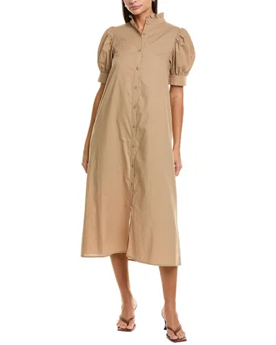 Maison Maar Midi Dress In Neutral