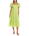 Maison Maar Midi Dress In Green