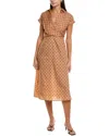 Maison Maar Midi Dress In Brown
