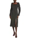 Maison Maar Midi Dress In Black
