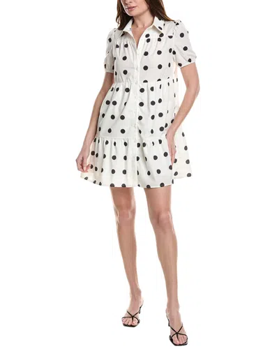Maison Maar Mini Dress In White
