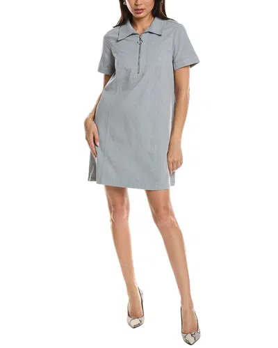 Maison Maar Short Sleeve Mini Dress In Grey
