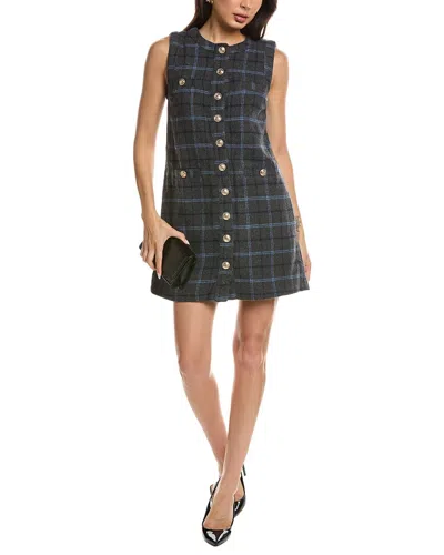 Maison Maar Sleeveless Wool-blend Mini Dress In Yellow