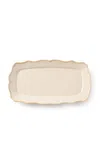 Maison Madison Colette Ceramic Tray In Off-white
