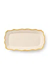 Maison Madison Giovanna Earthenware Tray In Yellow