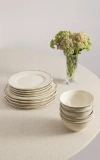 Maison Madison Home 12 Piece Set With Cereal Bowl In White