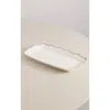 Maison Madison Home Rectangular Tray 16'' X 8,9'' In White