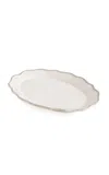 Maison Madison Sylvia Oval Platter In White