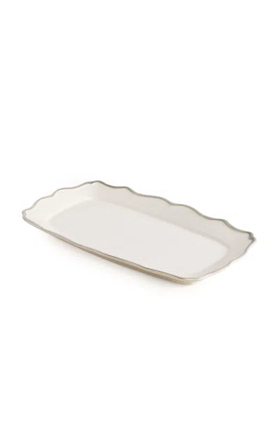 Maison Madison Sylvia Rectangular Tray In White