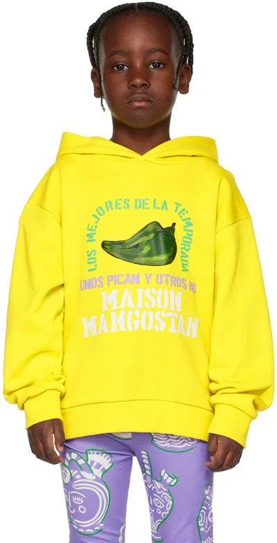 Maison Mangostan Kids Yellow Peppers Hoodie