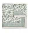 Maison Margaux Green Petals Tablecloth In Multi