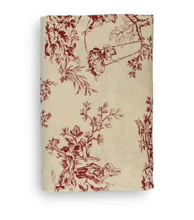 Maison Margaux Linen Toile Tablecloth In Neutral