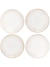 Maison Margaux Pink Ceramic Dessert Plate Set In Neutrals