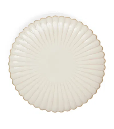 Maison Margaux Set Of 4 Shell Starter Plates In Neutral