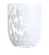 Maison Margaux Set Of 4 White Dappled Tumblers In White