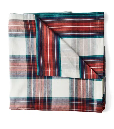 Maison Margaux Tartan Tablecloth In Multi