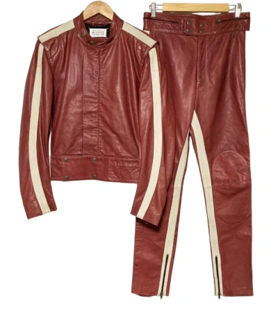 Pre-owned Maison Margiela 08aw Biker Setup In Red