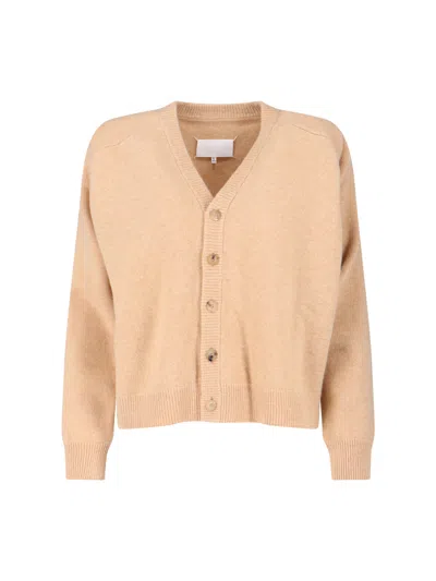 Maison Margiela 100% Wool Sweater In Sand