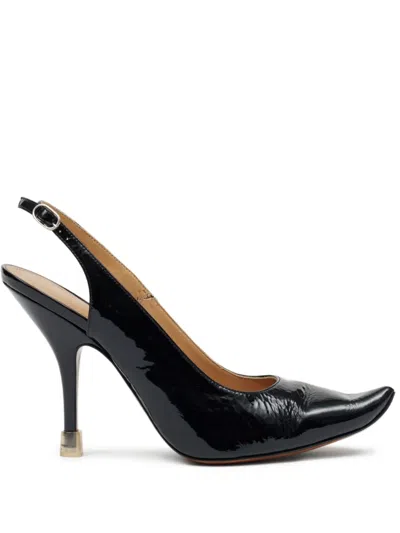 Maison Margiela 100mm Slingback Pumps In Black