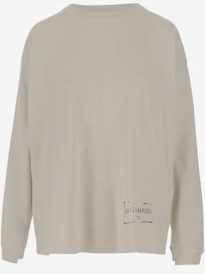 Maison Margiela Cotton Sweatshirt With Print