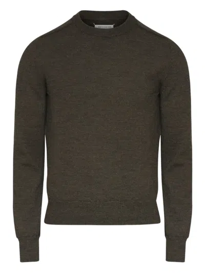 MAISON MARGIELA ELBOW-PATCH WOOL SWEATER