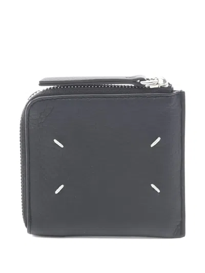 Pre-owned Maison Margiela 10s Leather Wallet In Black