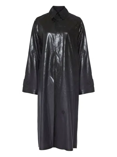 MAISON MARGIELA CRACKLE-EFFECT RAINCOAT