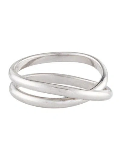 Pre-owned Maison Margiela 18k Anamorphose Twisted Ring In Multi