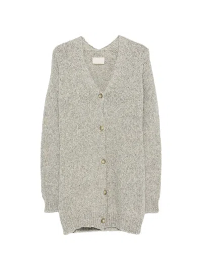 Pre-owned Maison Margiela 1990s V-neck Cardigan In Grey