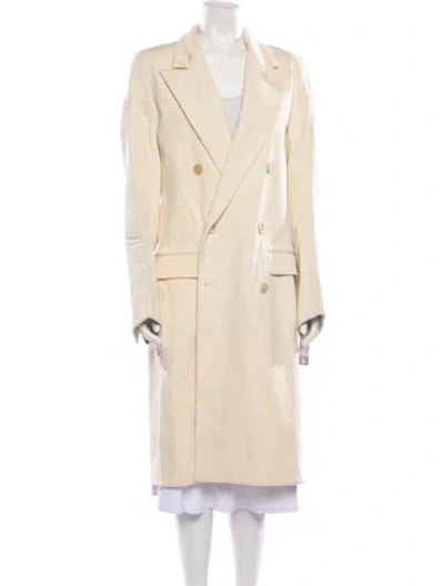 Pre-owned Maison Margiela 2010 Trench Coat In Neutral