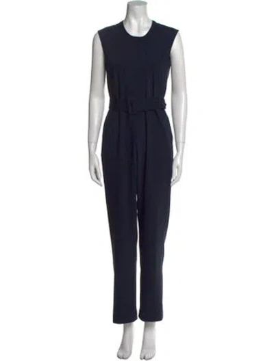 Pre-owned Maison Margiela 2011 Crew Neck Jumpsuit In Blue