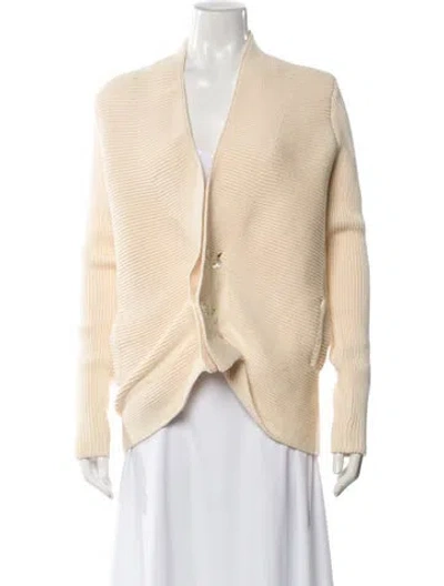 Pre-owned Maison Margiela 2011 V-neck Sweater In Neutral
