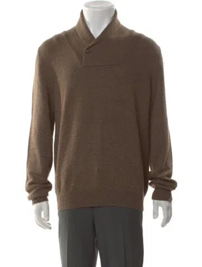 Pre-owned Maison Margiela 2012 Camel Hair Polo Sweater In Brown