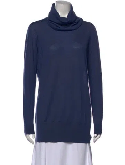 Pre-owned Maison Margiela 2012 Cashmere Sweater In Blue