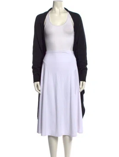 Pre-owned Maison Margiela 2012 Open Front Sweater In Black