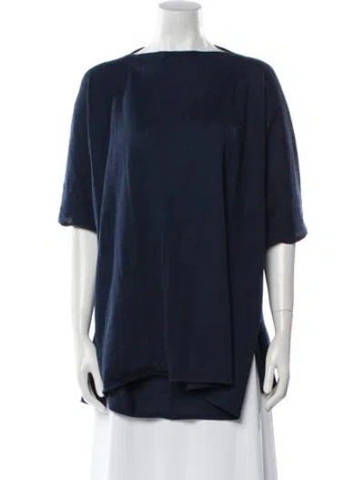 Pre-owned Maison Margiela 2012 Short Sleeve Sweater In Blue