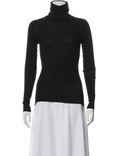 Pre-owned Maison Margiela 2012 Turtleneck Sweater In Black