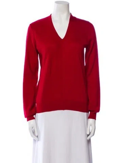 Pre-owned Maison Margiela 2012 Wool Sweater In Red
