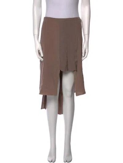 Pre-owned Maison Margiela 2013 Knee-length Skirt In Brown