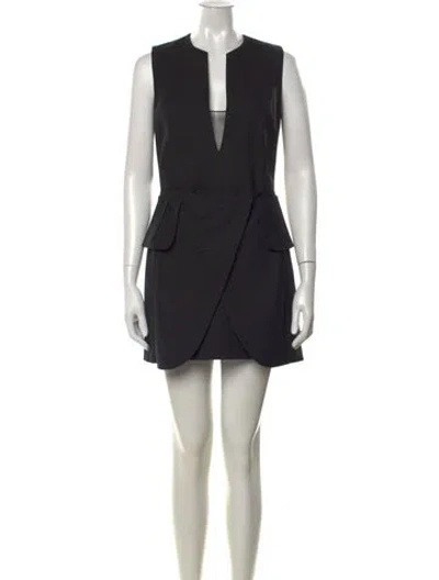 Pre-owned Maison Margiela 2013 Mini Dress In Black